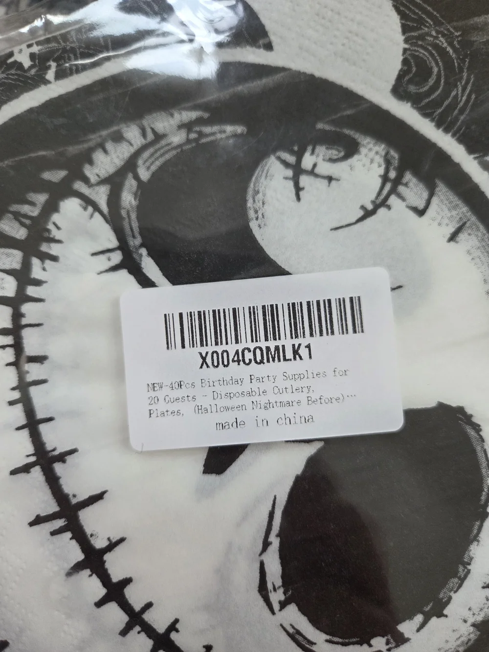 Nightmare Before Christmas Party Supplies
